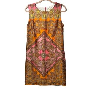 Isabella Bird Paisley Sleeveless Midi‎ Dress Size Small
